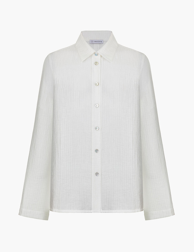 Белая женская рубашка MASCOTTE 790-6107-2401 | ракурс 1