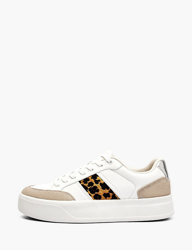 Белые женские кеды MASCOTTE 64-523021-0601 | ракурс 1