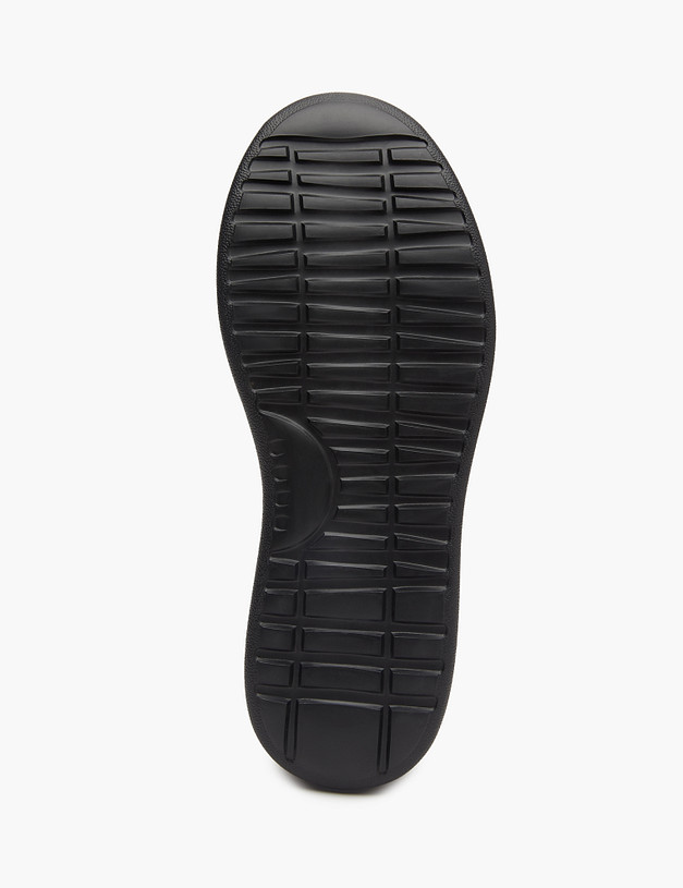 Черные кожаные женские кеды MASCOTTE 58-0161511-3100M | ракурс 5