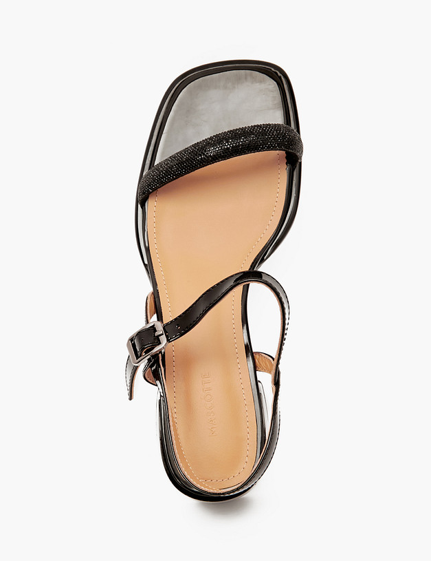 Черные женские босоножки MASCOTTE 233-4123511-3701M | ракурс 4