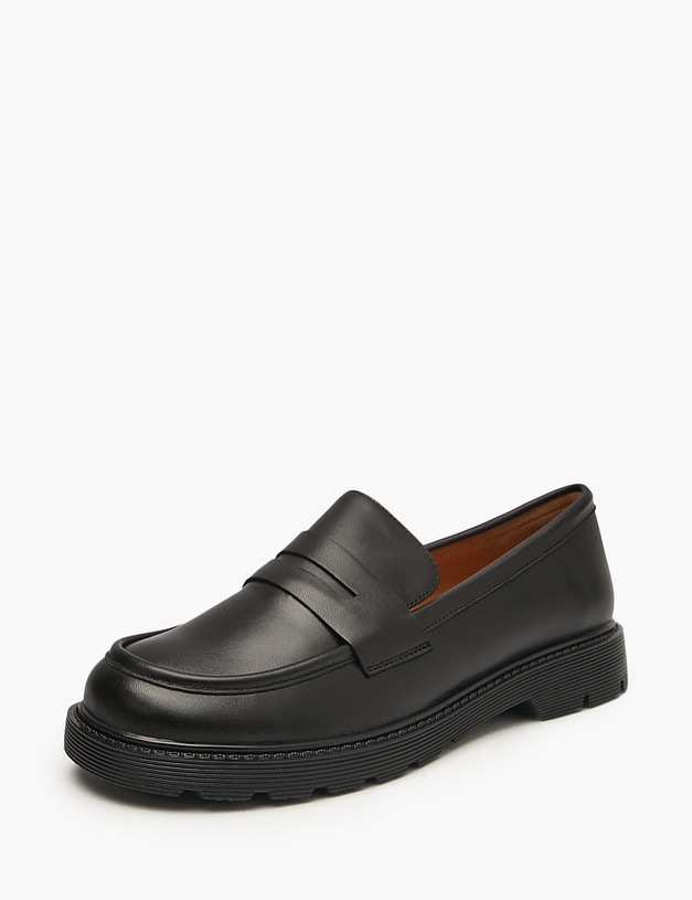 Черные женские лоферы MASCOTTE 94-520511-3501M | ракурс 2