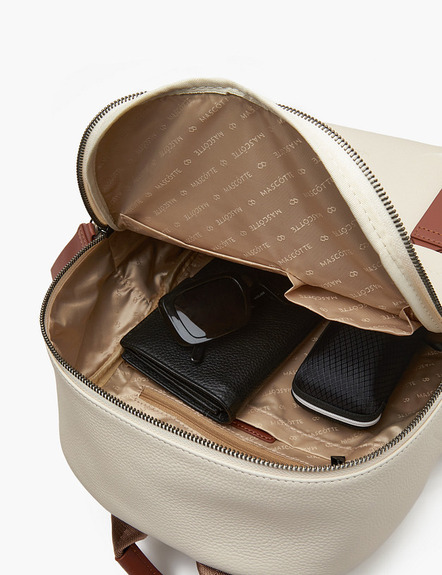 Молочный женский рюкзак MASCOTTE 602-4120-101 | ракурс 7