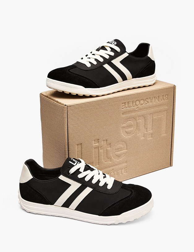 Черные мужские полуботинки MASCOTTE 234-610311-0202 | ракурс 6