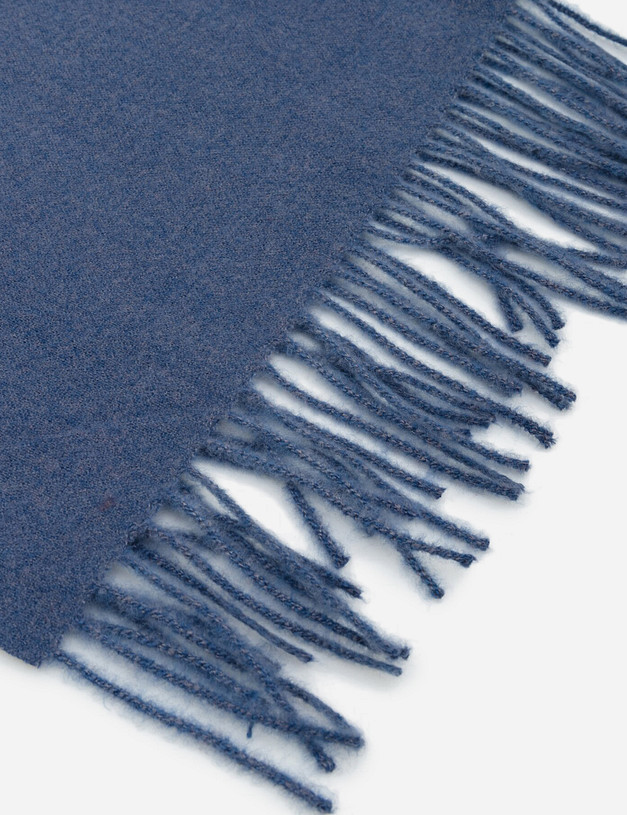 Синий женский шарф MASCOTTE 766-0203-7503 | ракурс 2