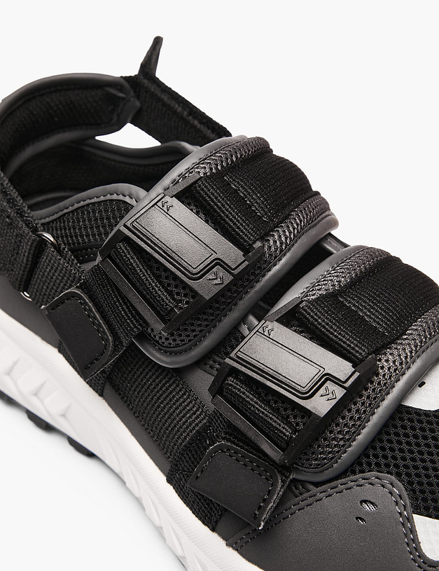 Черные мужские сандалии MASCOTTE 181-510423-0202 | ракурс 7