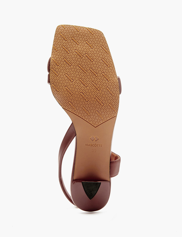 Коричневые женские босоножки MASCOTTE 126-412361-0609 | ракурс 8