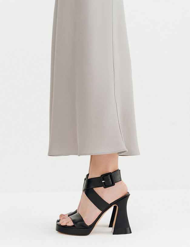 Черные женские босоножки MASCOTTE 15-411111-0502 | ракурс 2