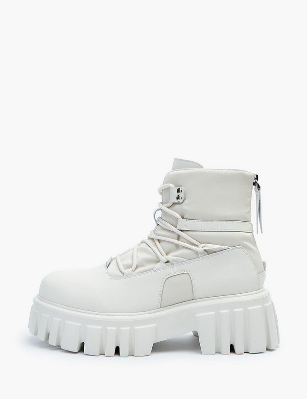 Молочные женские ботинки MASCOTTE 234-224921-0601 | ракурс 1