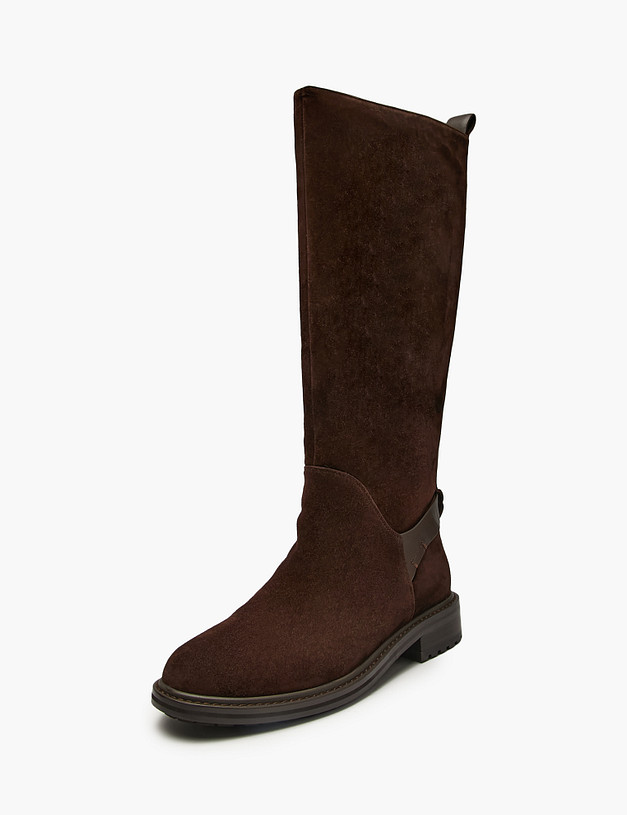 Коричневые женские зимние сапоги MASCOTTE 175-5282431-4696M | ракурс 2