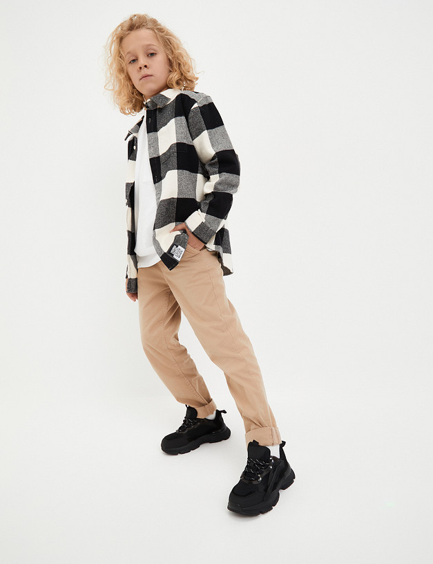 Черные детские кроссовки MASCOTTE 234-320421-0602 | ракурс 1