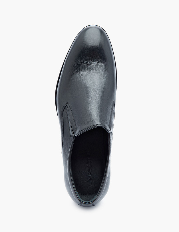 Черные мужские туфли из натуральной кожи MASCOTTE 175-311011-0102 | ракурс 5