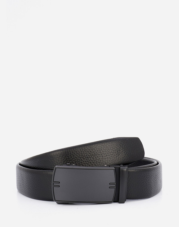 727-1209-102 Ремень муж. нат.кожа/нат.кожа черн, Mascotte