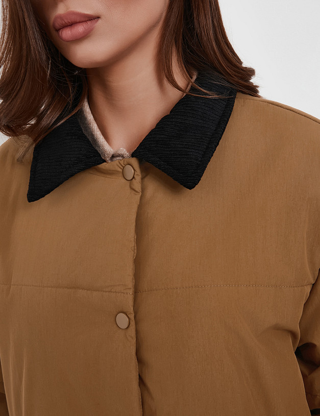 Коричневая женская куртка MASCOTTE 874-5201-2409 | ракурс 5