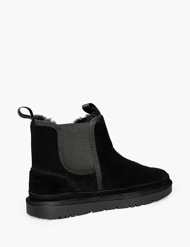 Черные мужские угги MASCOTTE 142-529333-0202 | ракурс 3