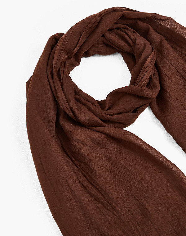 766-6129-2409 Шарф женский корич, Mascotte