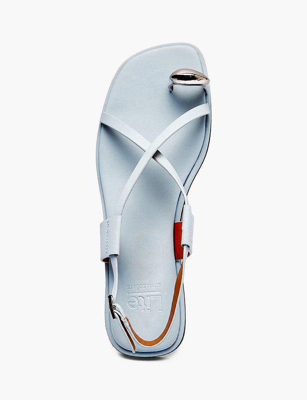 Голубые женские сандалии MASCOTTE 94-614711-1018M | ракурс 4