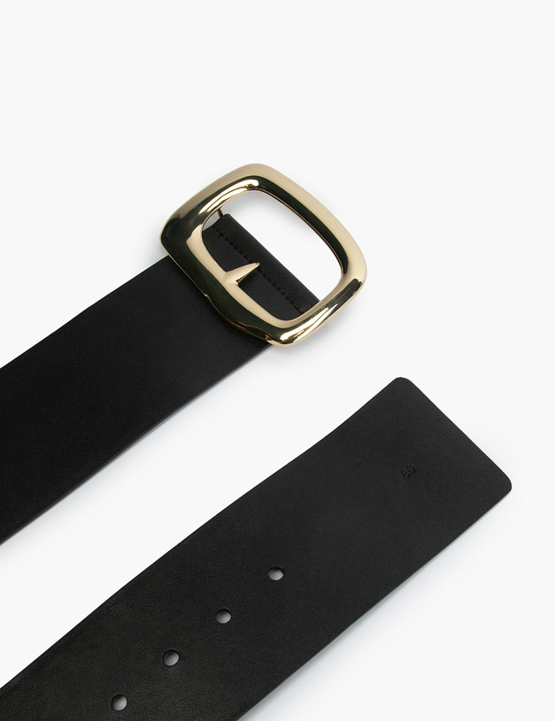 Черный женский ремень MASCOTTE 703-2101-602 | ракурс 3 Черный женский ремень MASCOTTE 703-2101-602 | ракурс 3