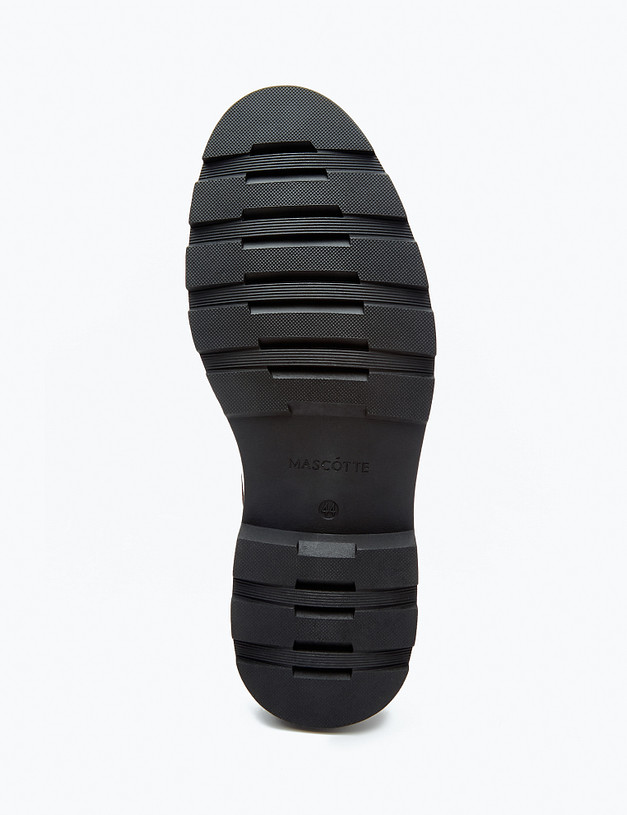 Коричневые мужские дерби из кожи MASCOTTE 58-3210915-0108 | ракурс 6