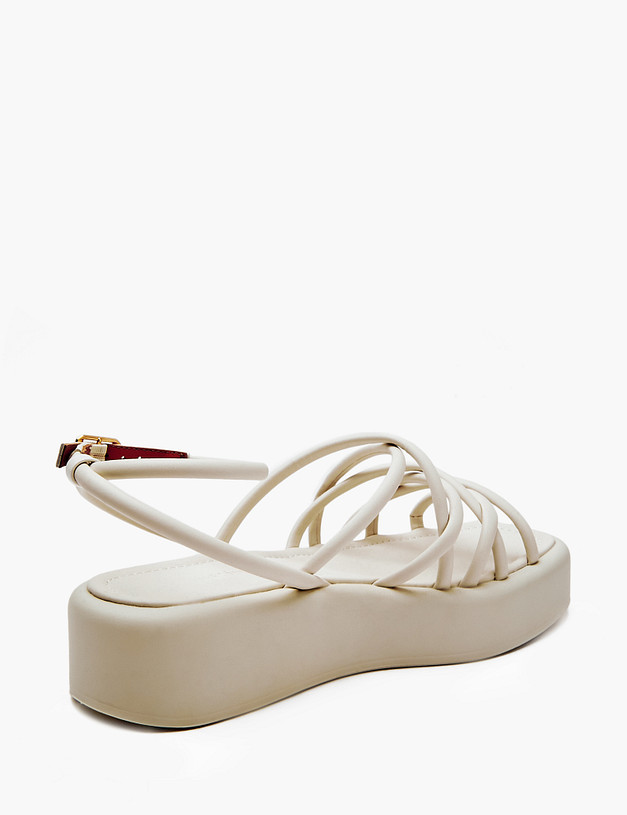 Белые женские сандалии MASCOTTE 126-311562-0601 | ракурс 3