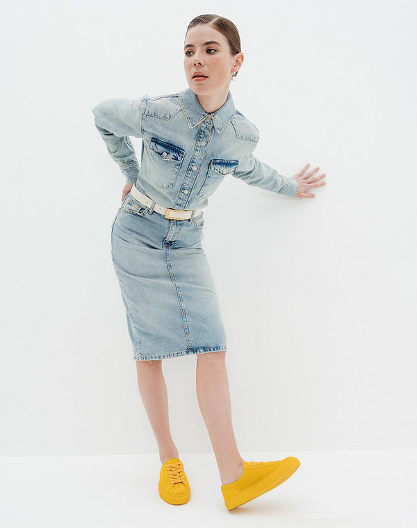 22-4120411-0218 Полуботинки для активного отдыха женские велюр/нат.кожа-текстиль желт, Mascotte