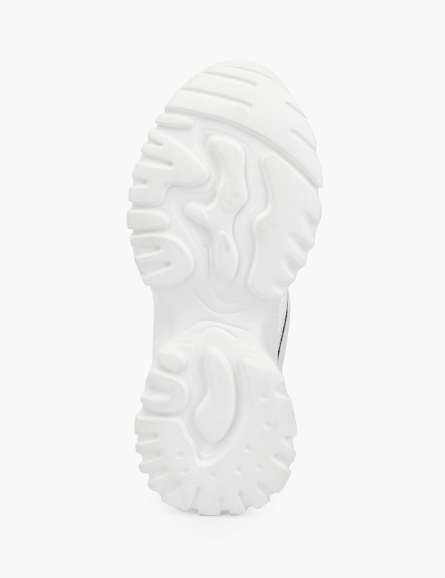 Белые женские кроссовки с акцентной пяткой MASCOTTE 189-210122-0201 | ракурс 5