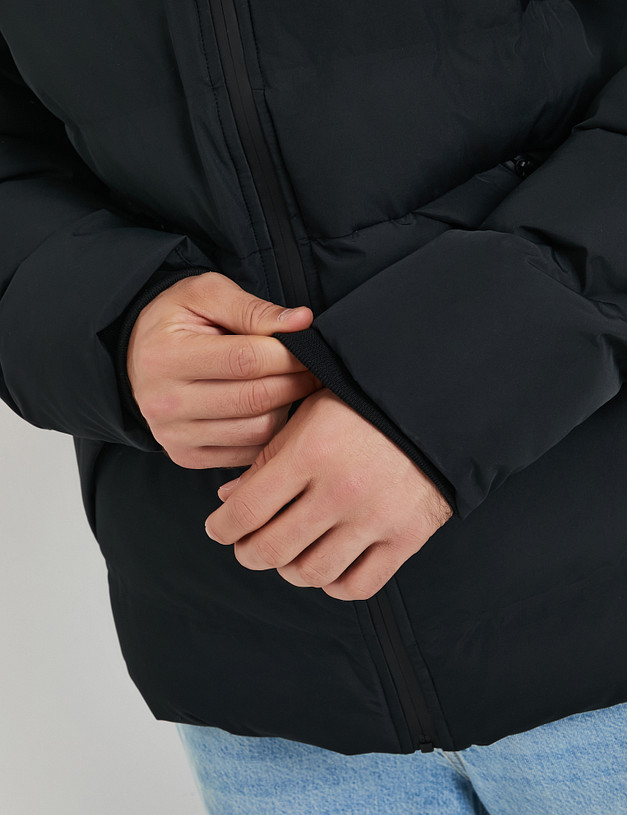 Черный мужской пуховик MASCOTTE 885-5215-2402 | ракурс 6