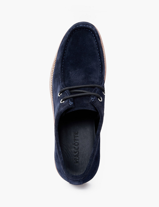 Синие мужские полуботинки MASCOTTE 128-415721-0203 | ракурс 5