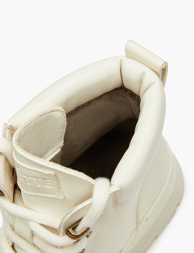 Молочные женские ботинки MASCOTTE 234-325021-0201 | ракурс 6