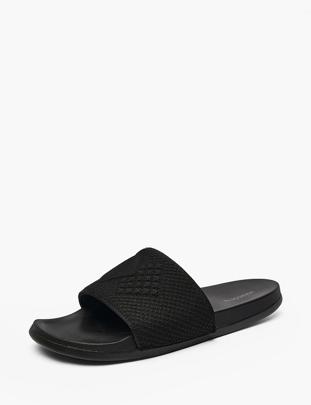 Черные мужские сабо MASCOTTE 151-210422-02002 | ракурс 2