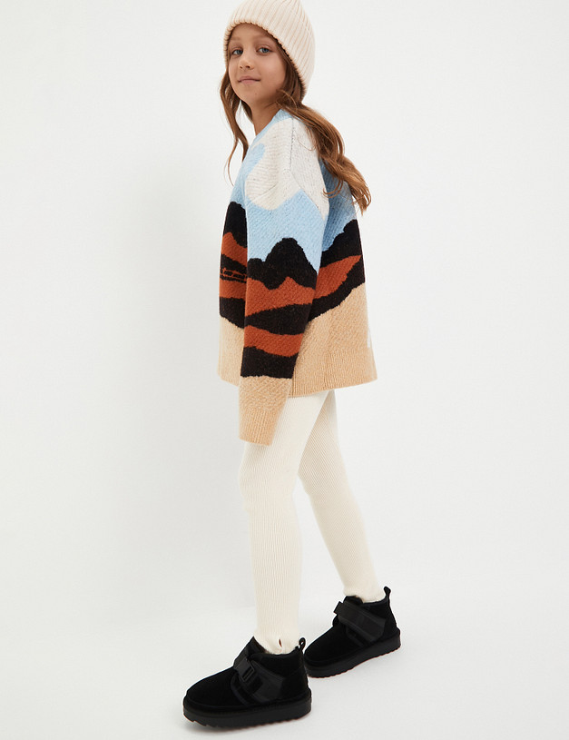 Черные детские ботинки с пряжкой MASCOTTE 234-326438-0202 | ракурс 2