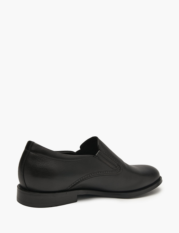 Черные мужские туфли из кожи MASCOTTE 175-522511-0102 | ракурс 3