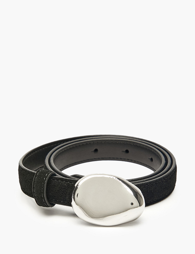 Черный женский ремень MASCOTTE 703-5208-0202 | ракурс 2