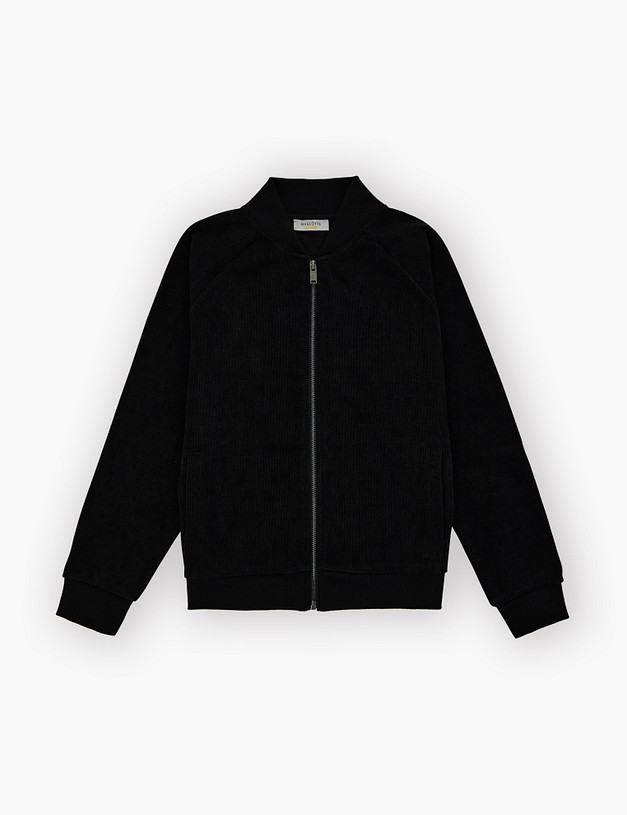 Черная детская толстовка  MASCOTTE 888-5212-2402 | ракурс 10