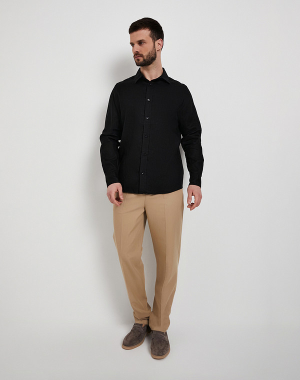 834-6102-2702 Верхняя сорочка мужская черн, Mascotte