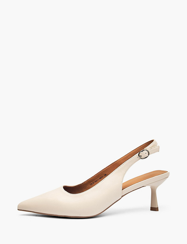 Молочные женские туфли MASCOTTE 78-613411-0601 | ракурс 1