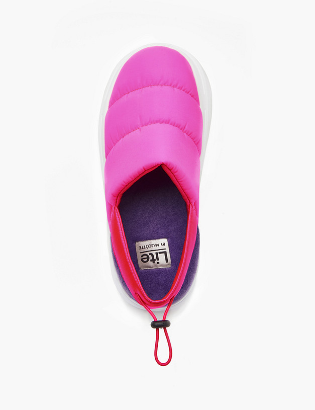 Розовые дутые женские сабо MASCOTTE 151-3205625-0206 | ракурс 6