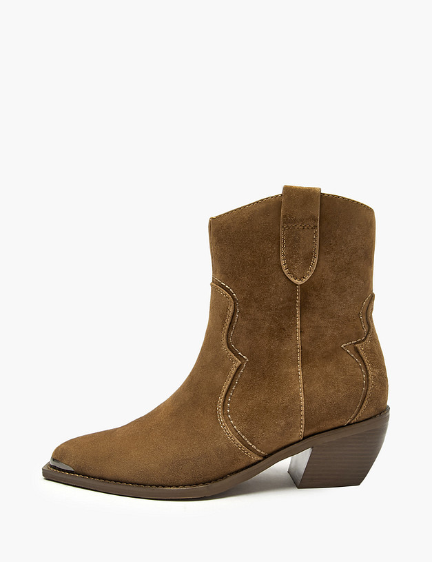 Светло-коричневые женские казаки MASCOTTE 233-520923-0609 | ракурс 1