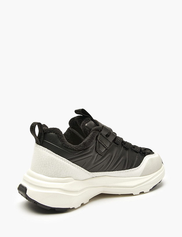 Черные кроссовки для девочек MASCOTTE 64-522621-0602 | ракурс 5