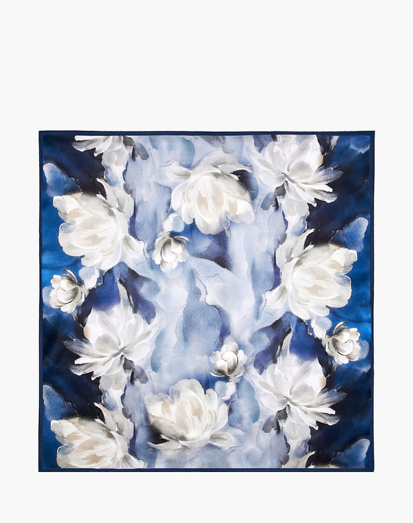 766-6138-2103 Платок женский синий, Mascotte