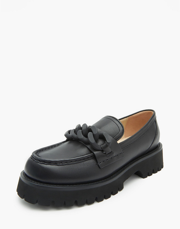 15-2145411-3501M Туфли женские нат.кожа/нат.кожа черн, Mascotte