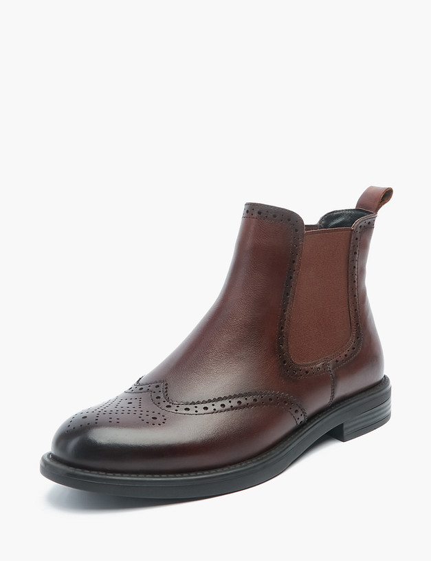 Коричневые женские челси MASCOTTE 58-020822-0109 | ракурс 2