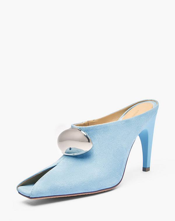 175-5163011-5613M Туфли летние женские велюр/нат.кожа голуб, Mascotte