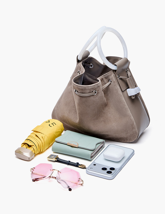 Серая женская сумка MASCOTTE 616-6102-210 | ракурс 5