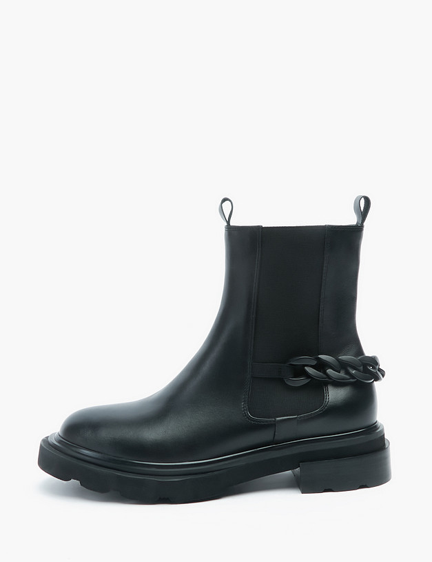 Черные женские челси с цепью MASCOTTE 99-2260822-3100M | ракурс 1