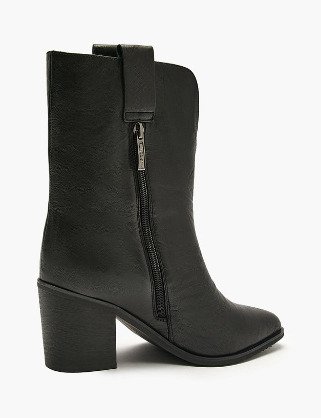 Черные женские казаки MASCOTTE 100-522521-0502 | ракурс 3