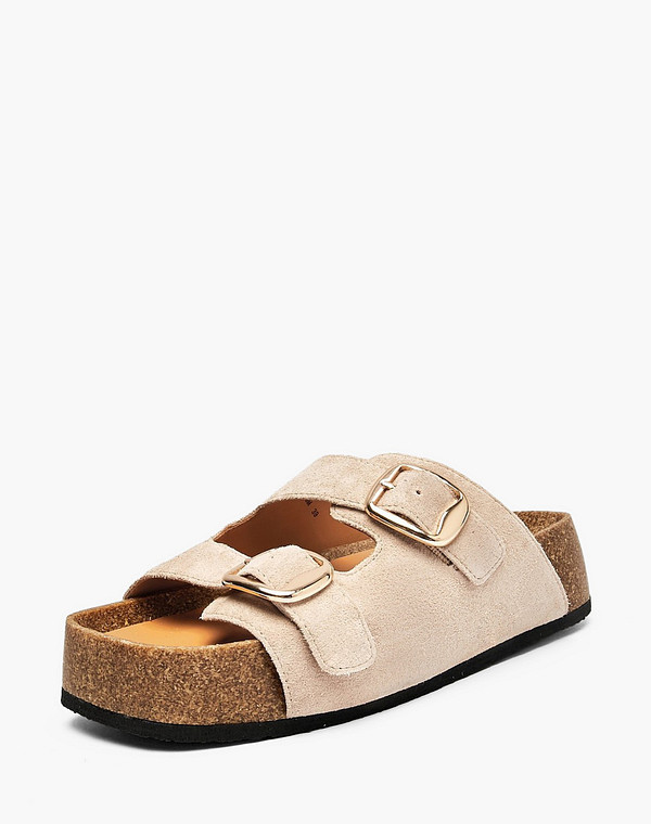 15-612911-6606M Туфли летние женские велюр/нат.кожа молочн, Mascotte