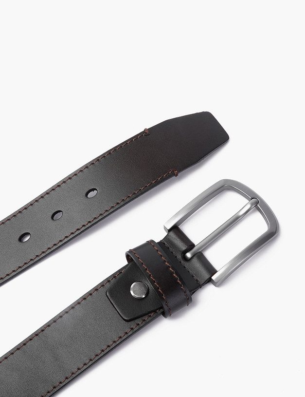 Коричневый мужской ремень MASCOTTE 703-9110-109 | ракурс 2 Коричневый мужской ремень MASCOTTE 703-9110-109 | ракурс 2