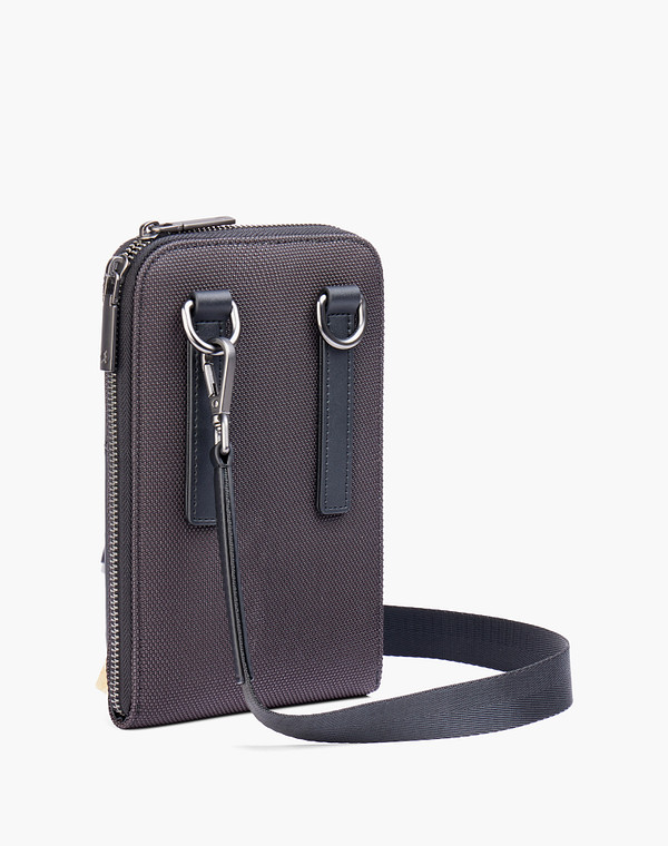 604-5218-203 Сумка мужская текстиль-и.кожа/текстиль темн-синий-черн, S, Mascotte