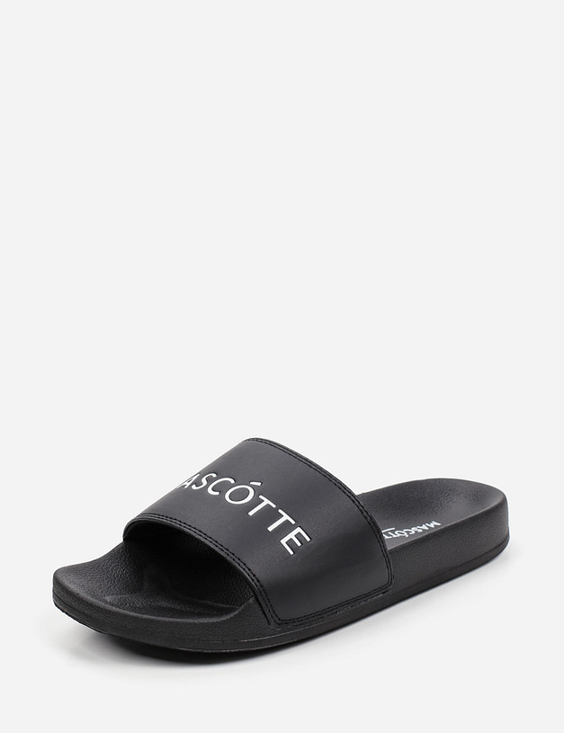 Черные женские сабо MASCOTTE 151-110221-0602 | ракурс 3