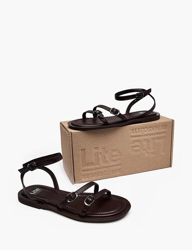 Коричневые женские сандалии MASCOTTE 78-612261-1016M | ракурс 6